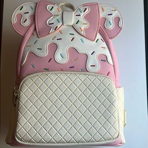 NWT Disney Loungefly Minnie Mouse Sundae Backpack